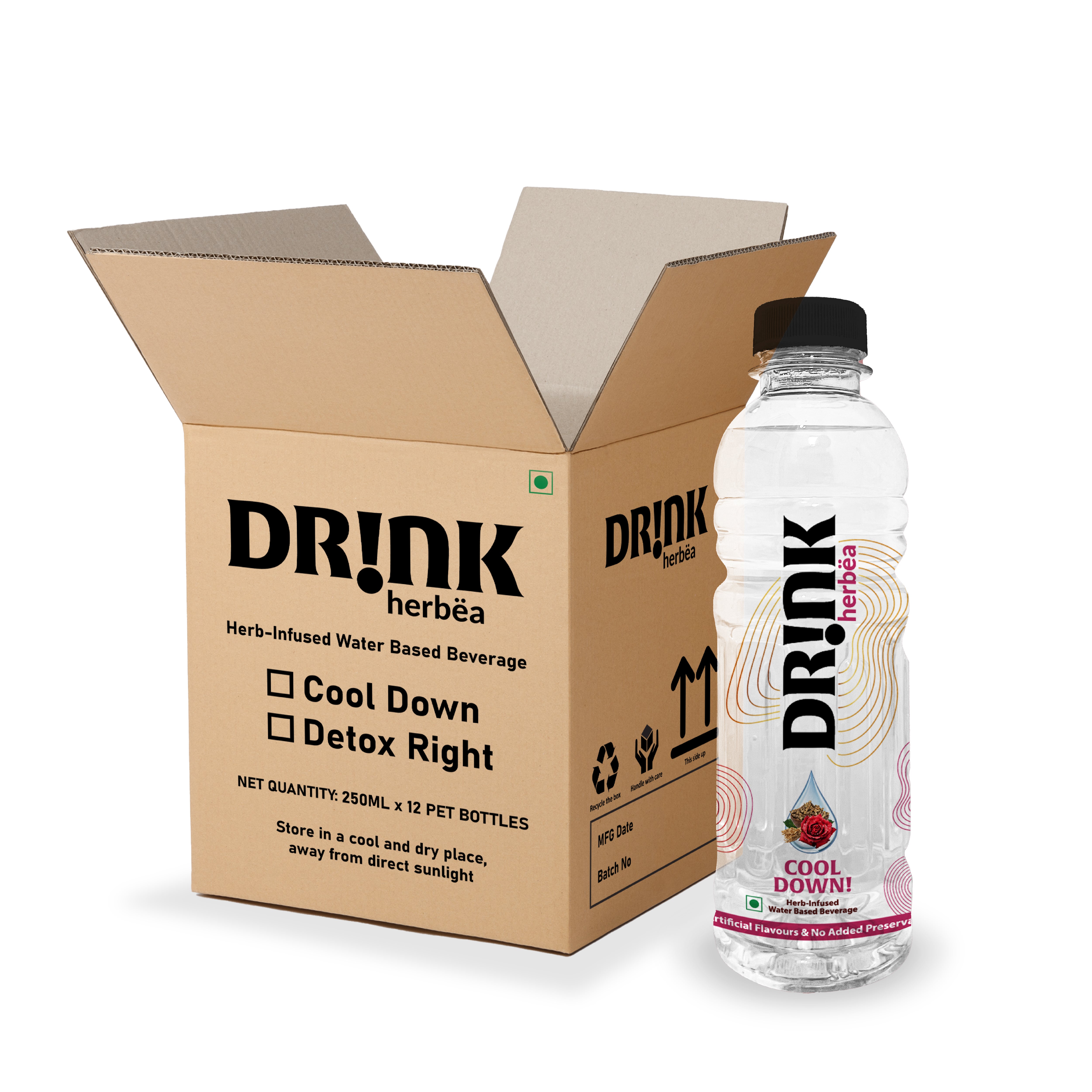 dr.ink herbea- cool down (pack of 6 bottles)